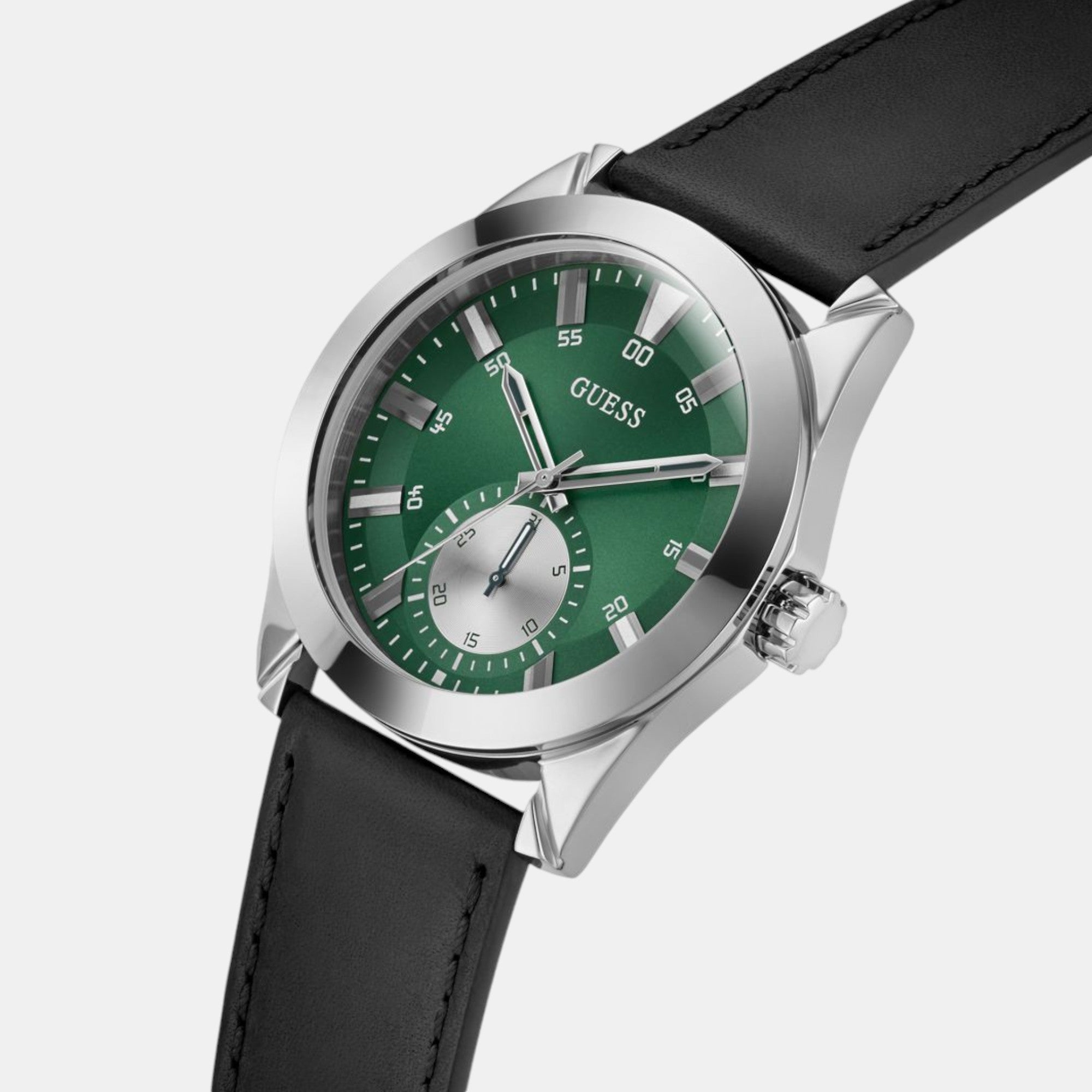 Guess Men Round Green watch