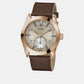 Dress Men Quartz Grey Dial Analog Leather Watch GW0793G3