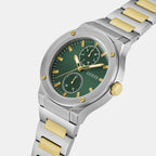 Guess Men Round Green watch