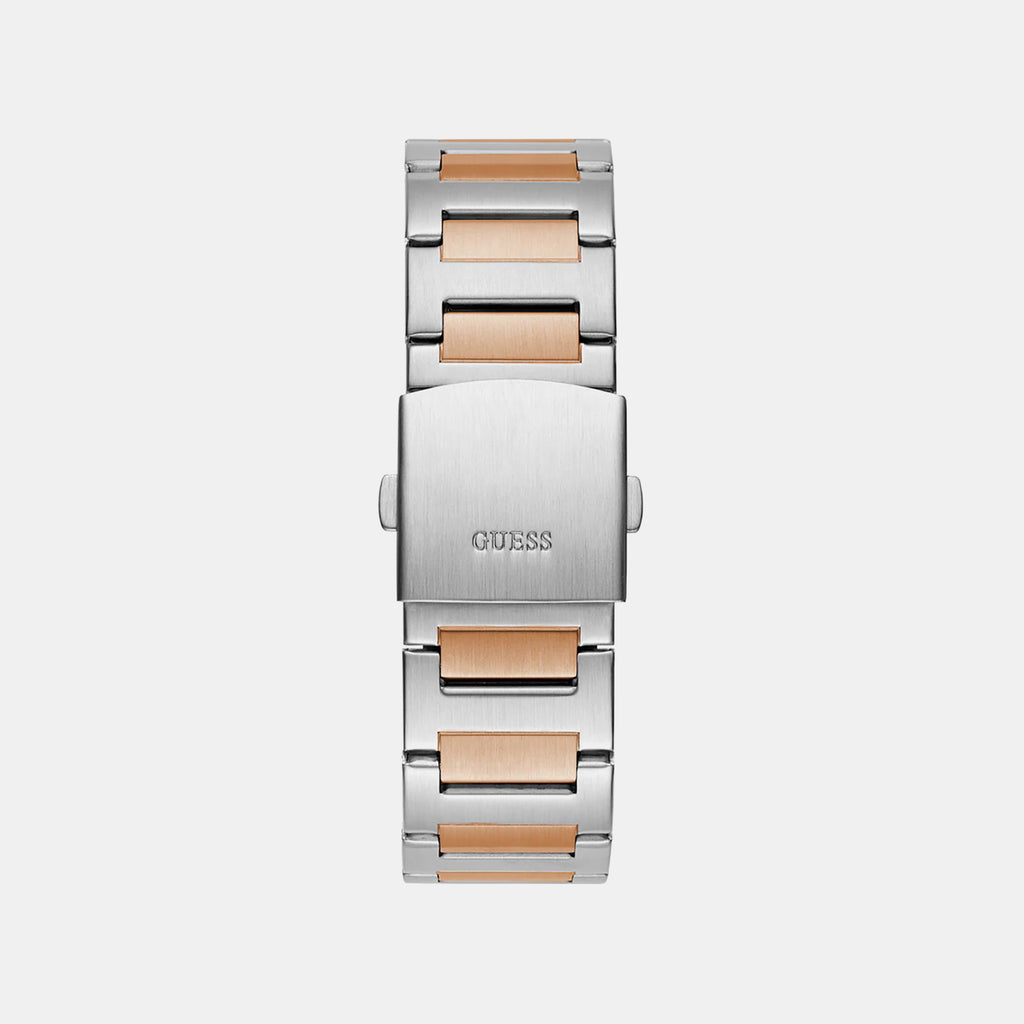 Dress Men Quartz Grey Dial Multi-Function Stainless Steel Watch GW0795G2
