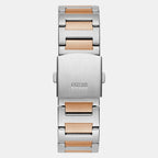 Dress Men Quartz Grey Dial Multi-Function Stainless Steel Watch GW0795G2