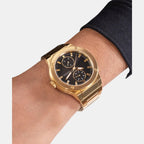Gd Jet Men Quartz Black Dial Analog Stainless Steel GW0795G4