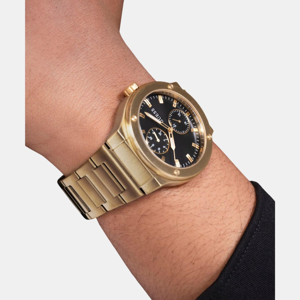 Gd Jet Men Quartz Black Dial Analog Stainless Steel GW0795G4