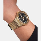 Gd Jet Men Quartz Black Dial Analog Stainless Steel GW0795G4