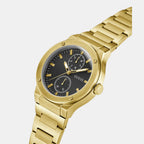 Gd Jet Men Quartz Black Dial Analog Stainless Steel GW0795G4