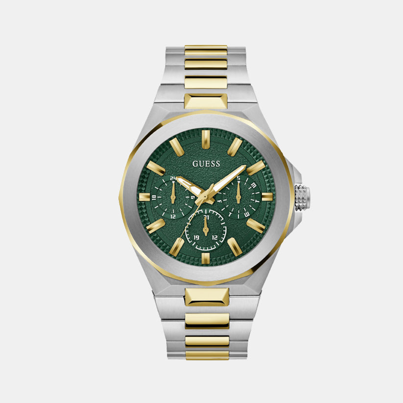 Guess Round Green Multi-Function watch