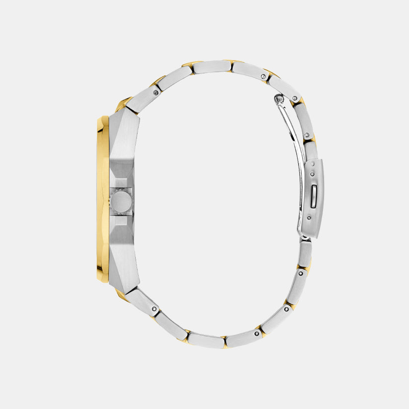 Guess Stainless Steel Round watch