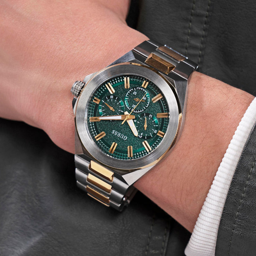 Guess Round Quartz Multi-Function Men watch