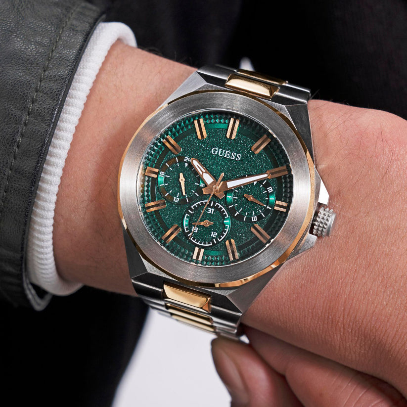 Guess 46 mm Two Tone Quartz watch