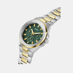 Guess Men Round Green watch