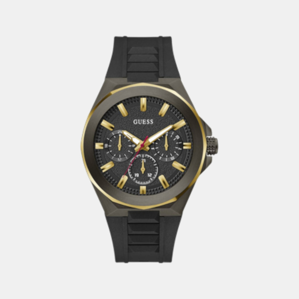 Gs Dashboard Men Quartz Black Dial Analog Stainless Steel GW0799G1