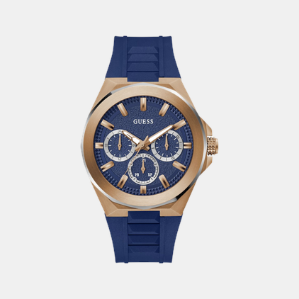 Guess Round Blue Multi-Function watch