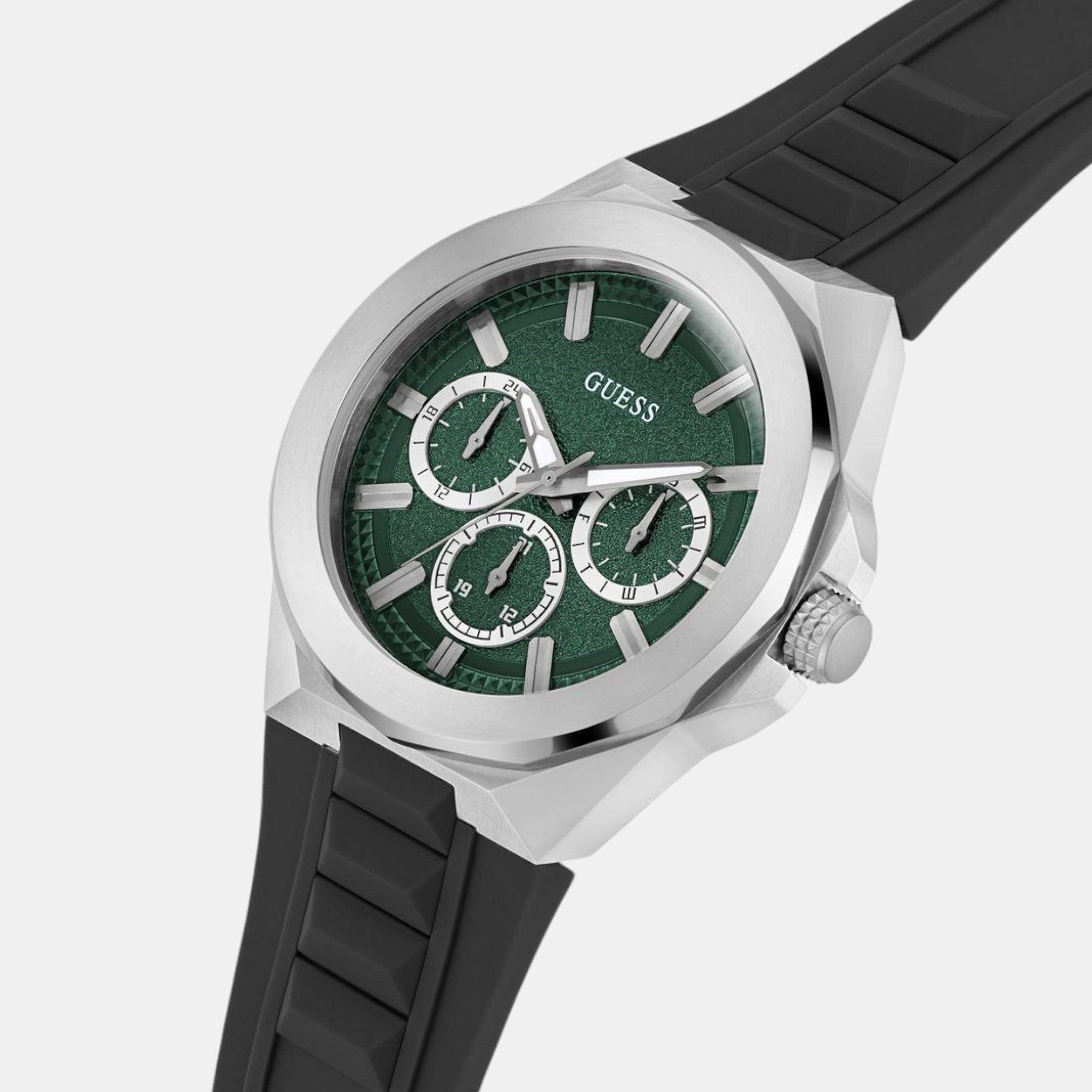Guess Men Round Green watch