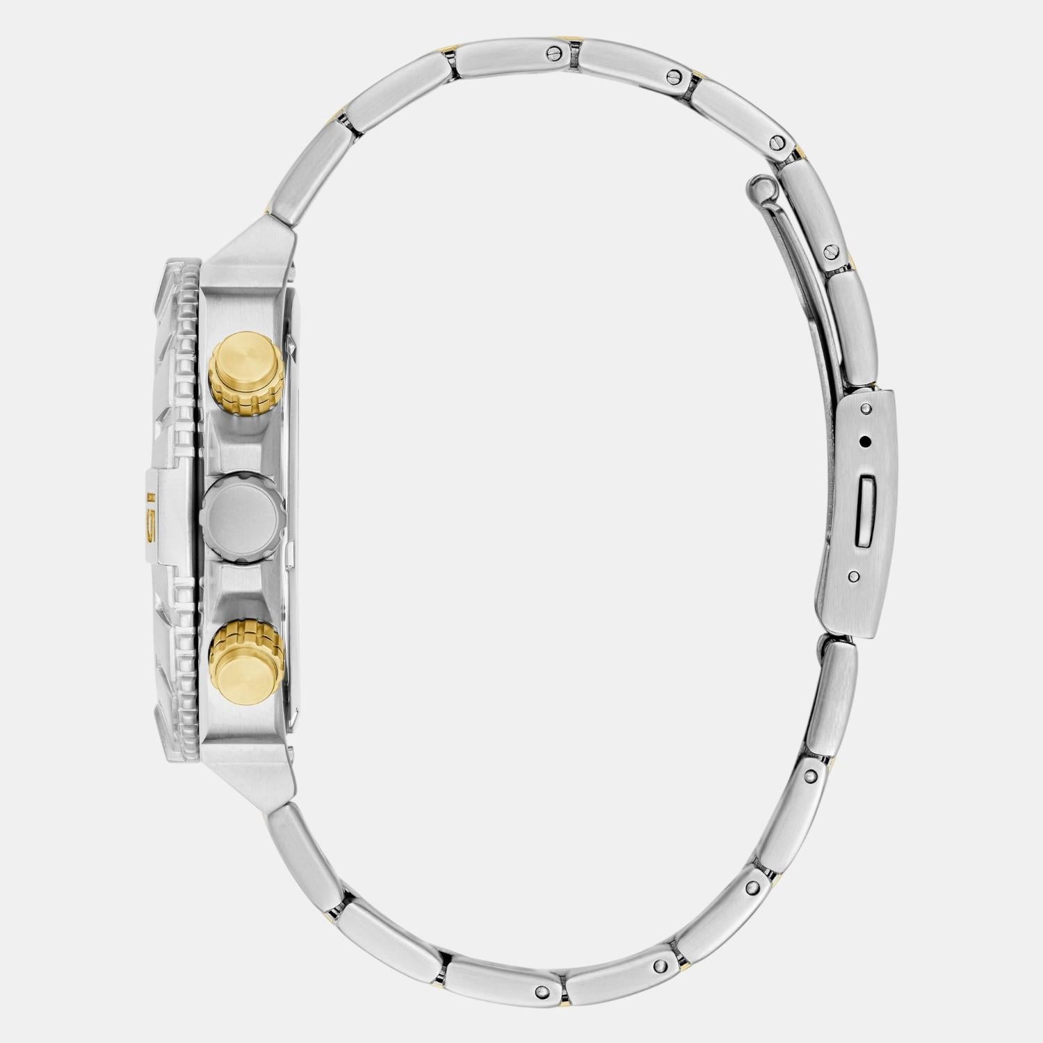 Sport Men Quartz Green Dial Multi-Function Stainless Steel Watch GW0800G1