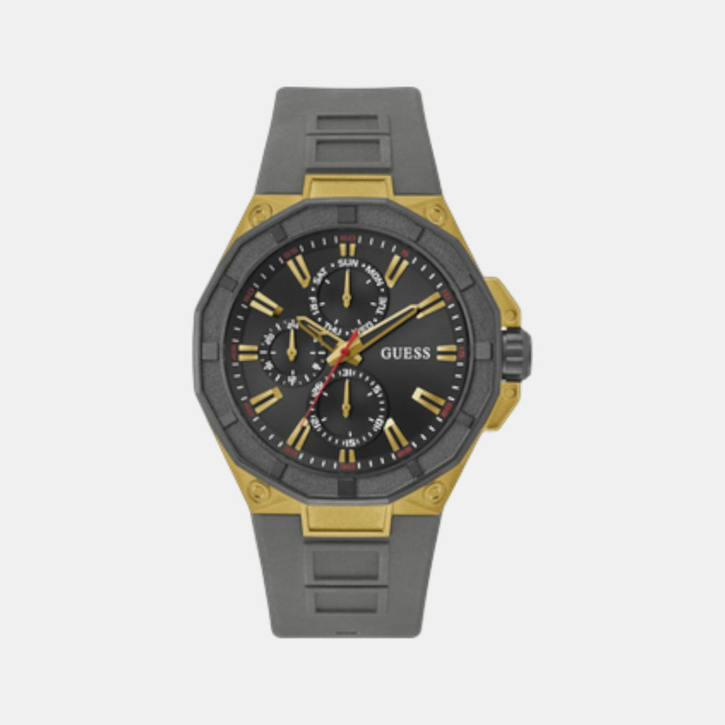 Gs R2 Men Quartz Black Dial Analog Stainless Steel GW0803G1