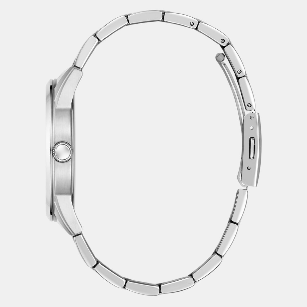 Guess Stainless Steel Round watch