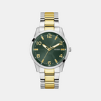 Guess Round Green Analog watch