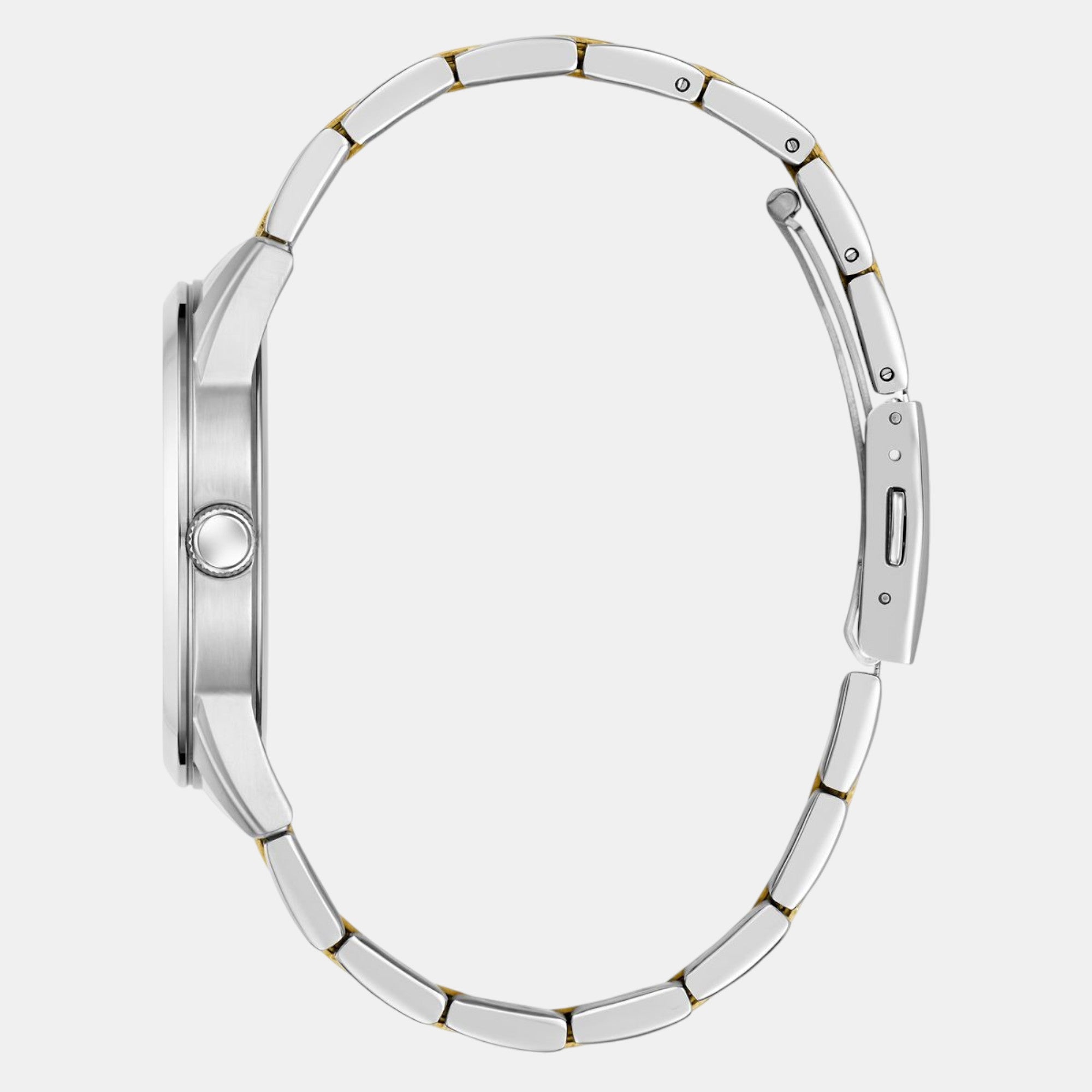 Guess Stainless Steel Round watch