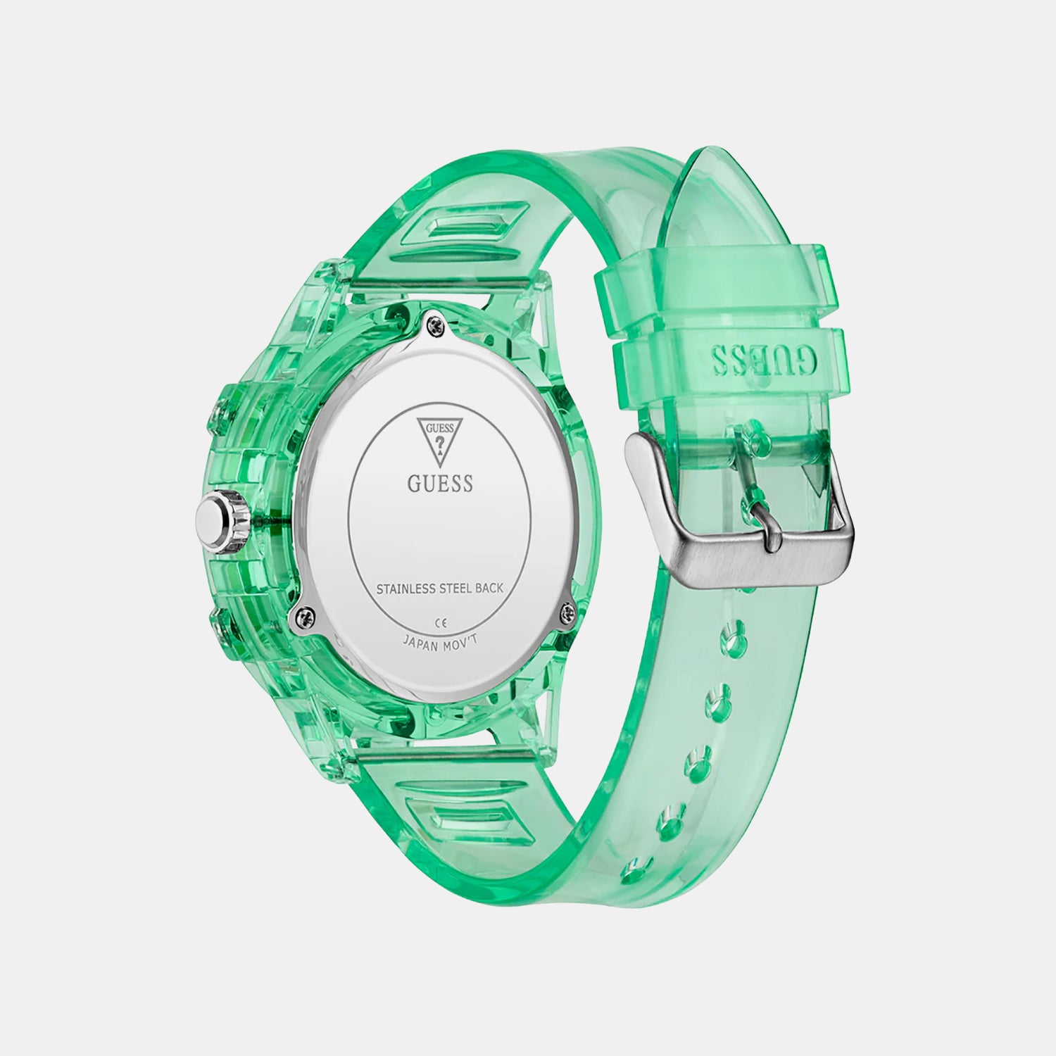Men Quartz Green Dial Multi-Function Silicone Watch GW0806G6