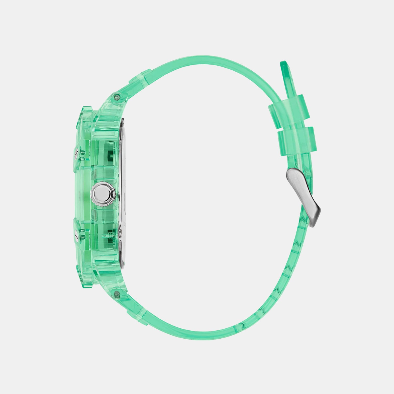 Men Quartz Green Dial Multi-Function Silicone Watch GW0806G6