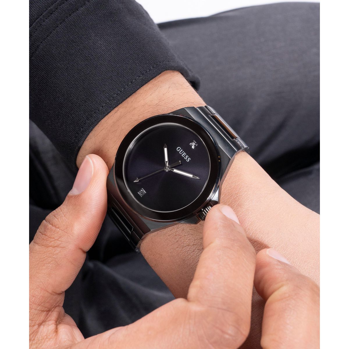 Guess 44 mm Black Quartz watch