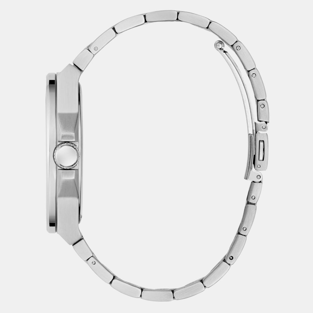 Guess Stainless Steel Round watch