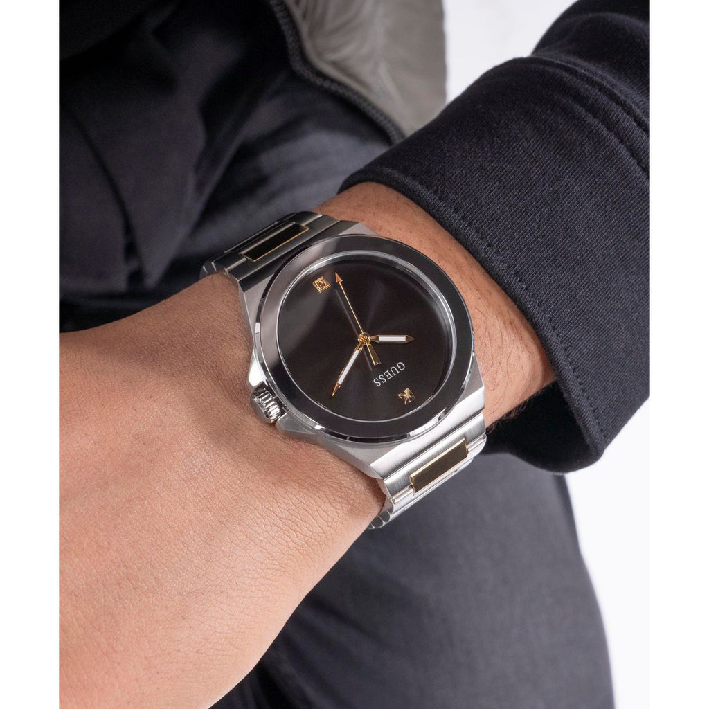 Guess 44 mm Two Tone Quartz watch