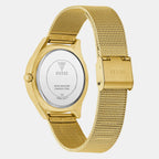 Guess Trend Women Quartz Champagne Dial Analog Mesh Watch GW0835L2