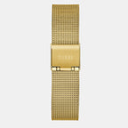 Guess Trend Women Quartz Champagne Dial Analog Mesh Watch GW0835L2