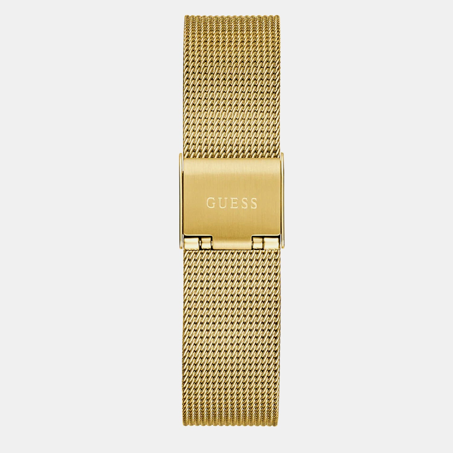 Guess Trend Women Quartz Champagne Dial Analog Mesh Watch GW0835L2