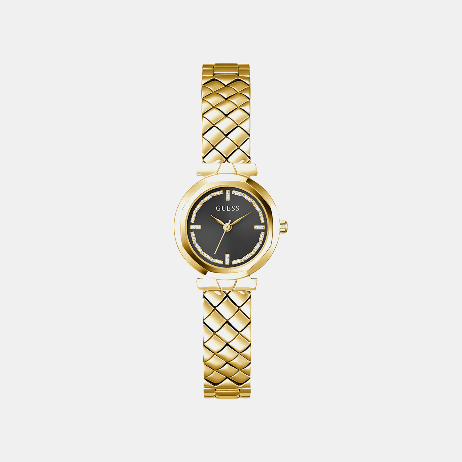 Gb Mini Rumour Women Quartz Black Dial Analog Stainless Steel GW0839L2
