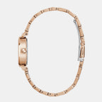 Guess Bejeweled Women Quartz Pink Dial Analog Stainless Steel Watch GW0839L3