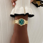Luna Women Quartz Teal Dial Analog Stainless Steel Watch GW0841L9
