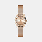Guess Dress Women Quartz Rose Gold Dial Analog Mesh Watch GW0842L3