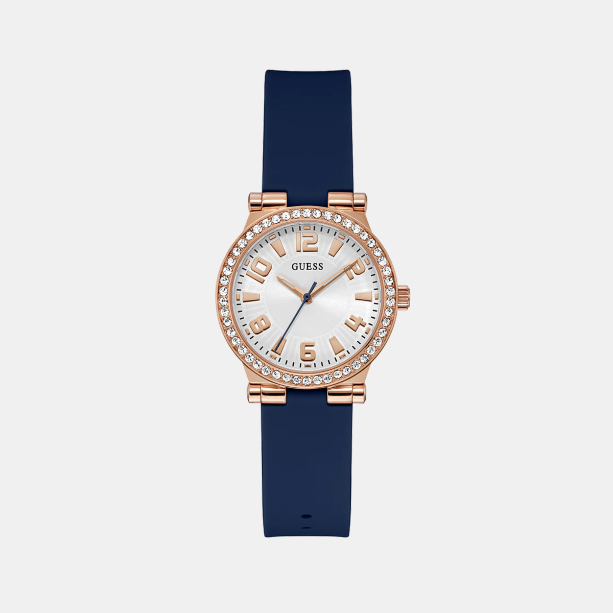 Gd Fawn Women Quartz White Dial Analog Silicone Watch Gw0844L3