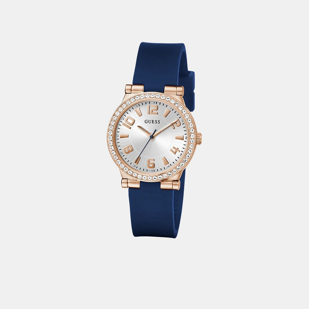 Gd Fawn Women Quartz White Dial Analog Silicone Watch Gw0844L3