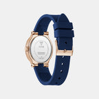 Dress Women Quartz White Dial Analog Silicone Watch GW0844L3