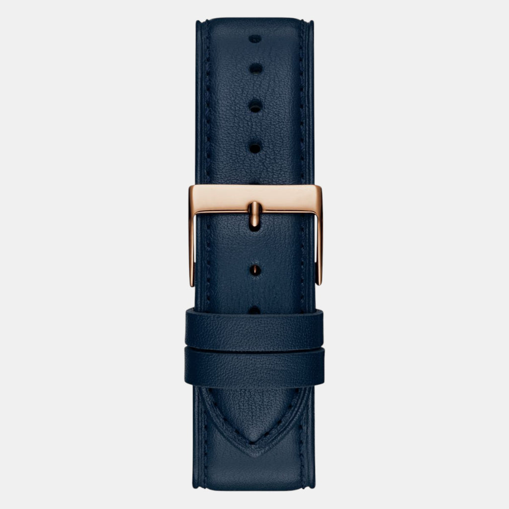 Guess Dress Women Quartz Blue Dial Analog Leather Watch GW0846G2