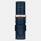 Guess Dress Women Quartz Blue Dial Analog Leather Watch GW0846G2