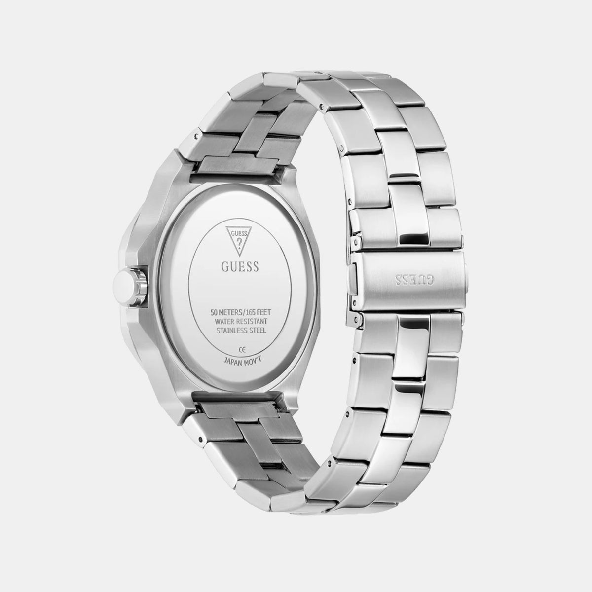 Gd Emperor Men Quartz Blue Dial Analog Stainless Steel Watch Gw0849G1