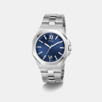 Guess Dress Men Quartz Blue Dial Analog Stainless Steel Watch GW0849G1