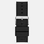 Guess Dress Men Quartz Green Dial Analog Silicone Watch GW0850G1