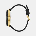 Indy Men Quartz Black Dial Multi-Function Silicone Watch GW0853G2