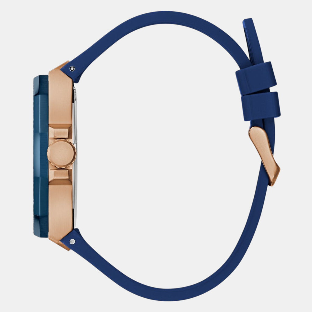 Guess Sport Men Quartz Blue Dial Multi-Function Silicone Watch GW0853G3