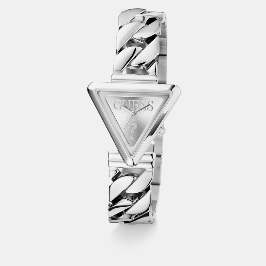 Women Quartz Silver Dial Analog Stainless Steel Watch GW0859L1