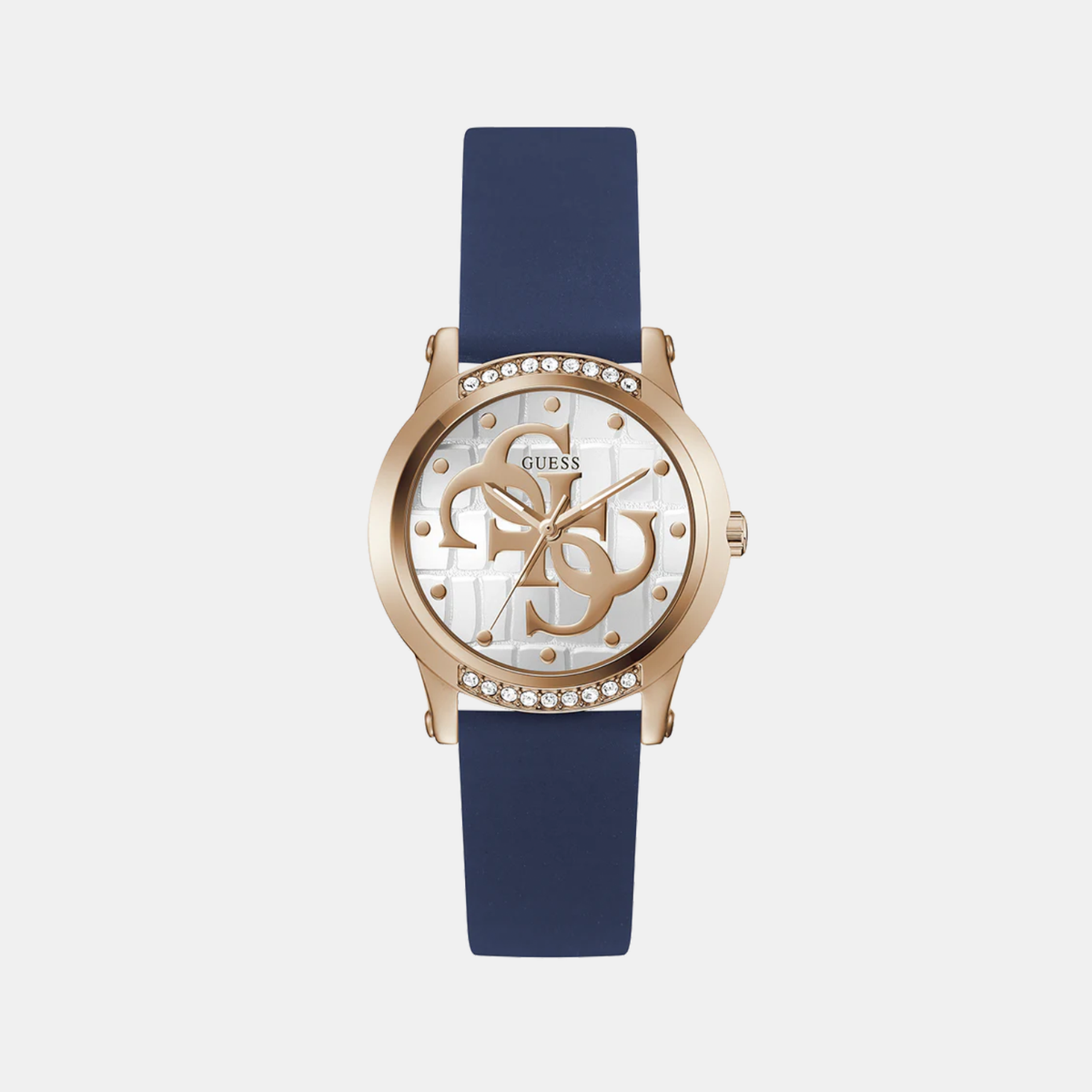 Gt Annette Women Quartz White Dial Analog Silicone Watch Gw0860L2