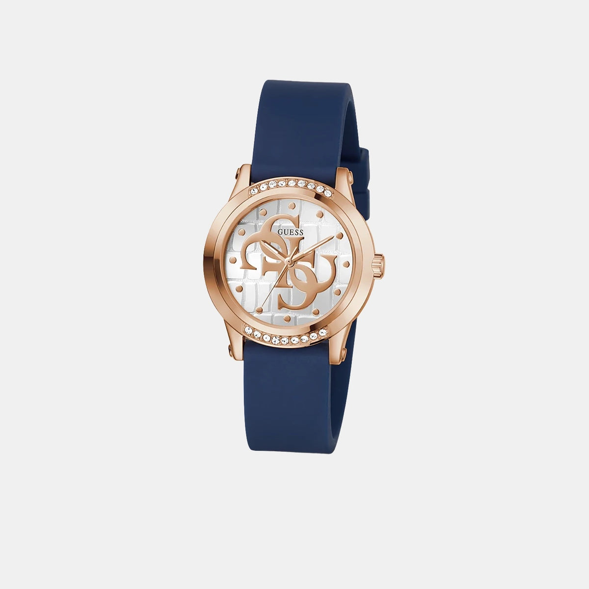 Gt Annette Women Quartz White Dial Analog Silicone Watch Gw0860L2