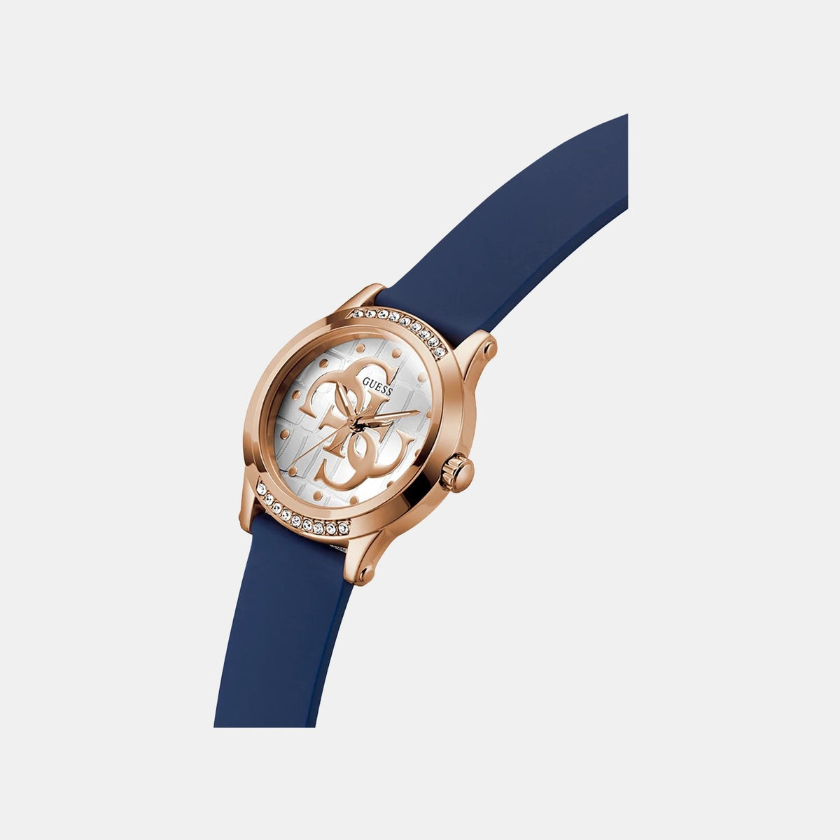 Gt Annette Women Quartz White Dial Analog Silicone Watch Gw0860L2