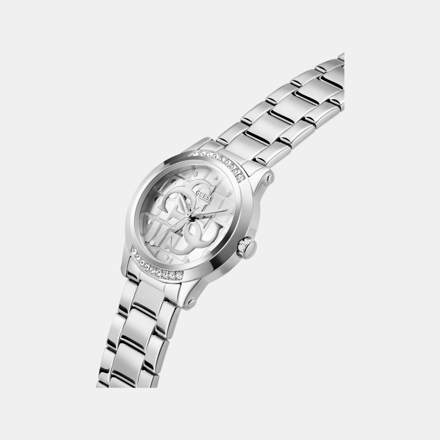 Annette Women Quartz Silver Dial Analog Stainless Steel Watch GW0861L1