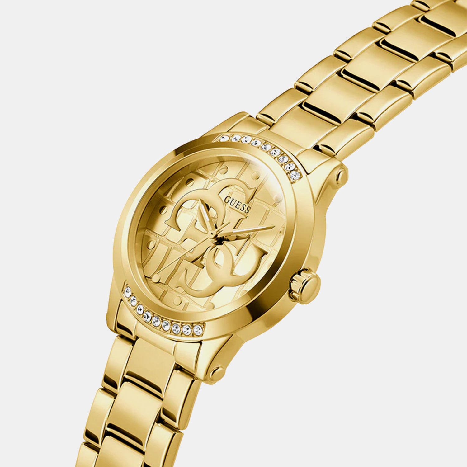 Annette Women Quartz Champagne Dial Analog Stainless Steel Watch GW0861L2
